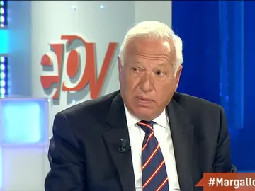 José Manuel García Margallo, ministro de Exteriores, durante una entrevista en Espejo Público José Manuel García Margallo, ministro de Exteriores, durante una entrevista en Espejo Público