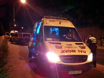 Emergencias Madrid en un suceso en la capita Emergencias Madrid en un suceso en la capita