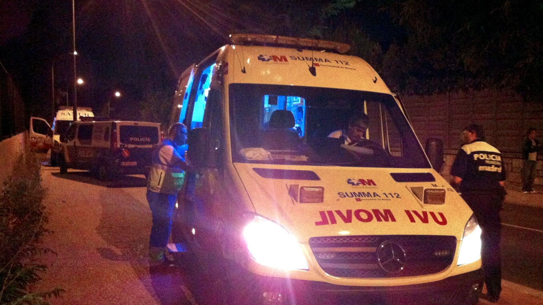 Emergencias Madrid en un suceso en la capita