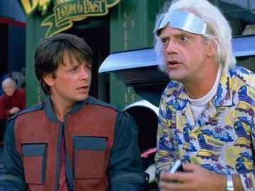 McFly y Doc en 'Regreso al futuro II' McFly y Doc en 'Regreso al futuro II'