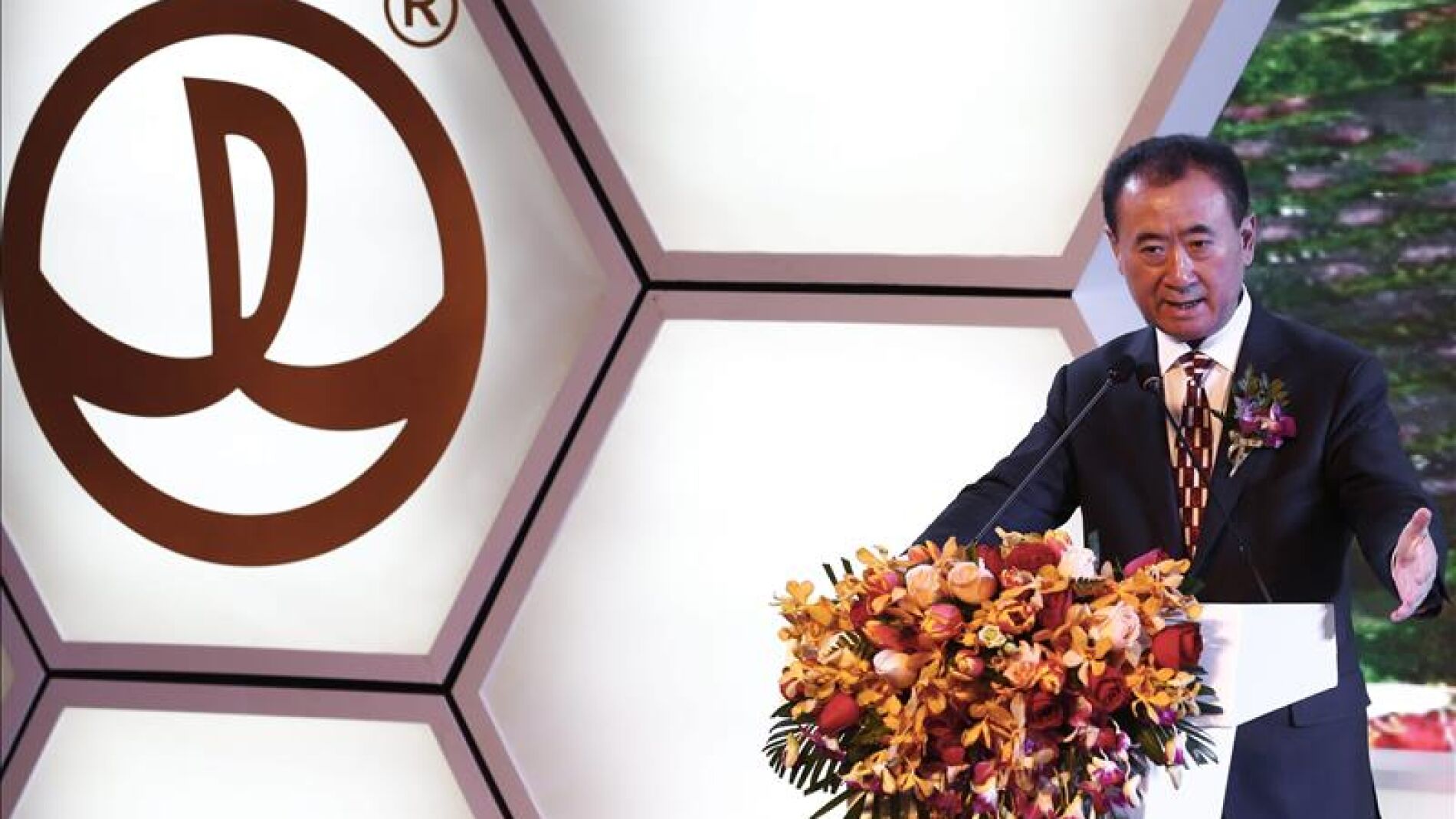 El magnate y propietario del gigantesco conglomerado empresarial Wanda, Wang Jianlin