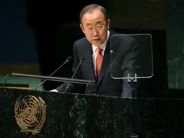 El secretario general de la ONU, Ban Ki-moon. El secretario general de la ONU, Ban Ki-moon.