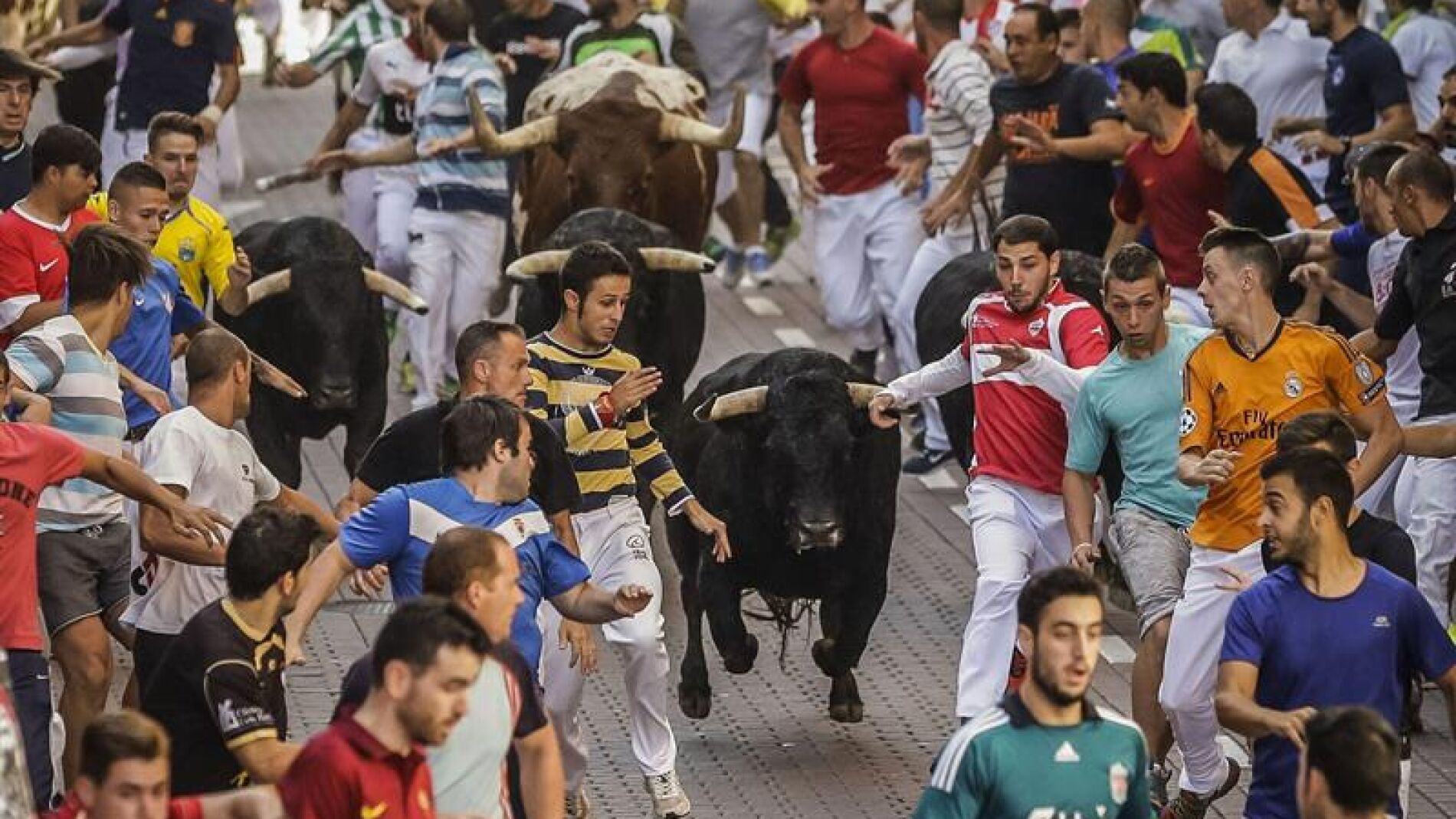Quinto encierro en San Sebasti&aacute;n de los Reyes 2015