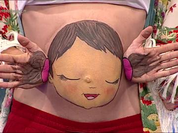 Body painting en embarazadas
