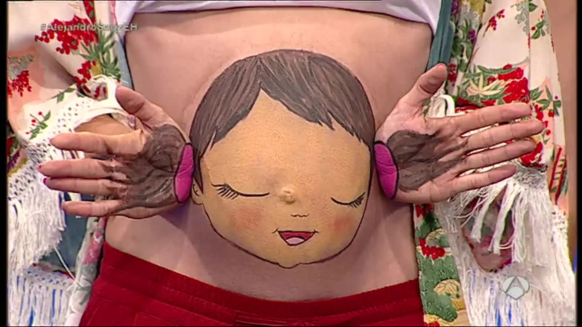Body painting en embarazadas