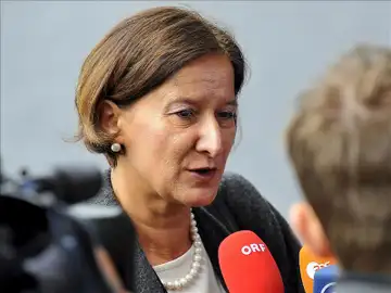 Ministra de Interior de Austria, Johanna Mikl-Leitner Ministra de Interior de Austria, Johanna Mikl-Leitner