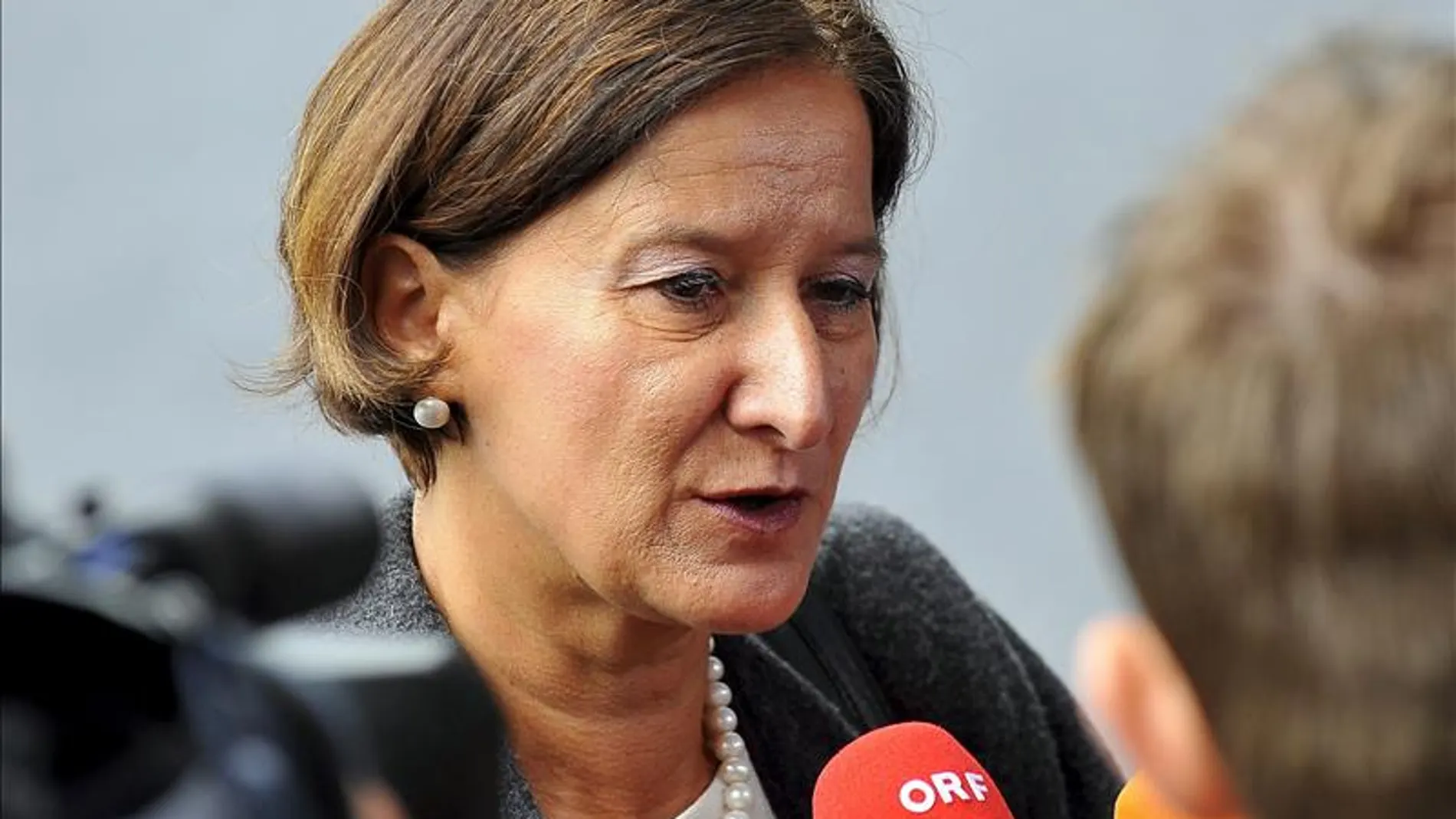Ministra de Interior de Austria, Johanna Mikl-Leitner Ministra de Interior de Austria, Johanna Mikl-Leitner