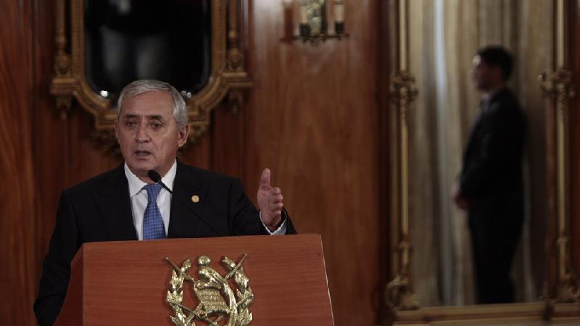 El presidente de Guatemala, Otto P&eacute;rez Molina