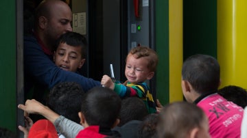 Los niños, la cara más dramática de la crisis de refugiados