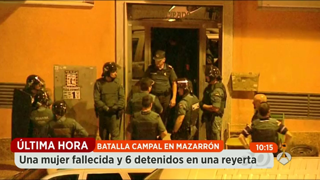 Un muerto y seis detenidos tras una multitudinaria reyerta en Mazarrón