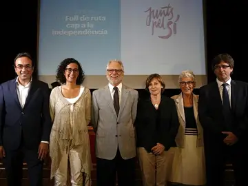 Presentación de Junts pel Sí Presentación de Junts pel Sí