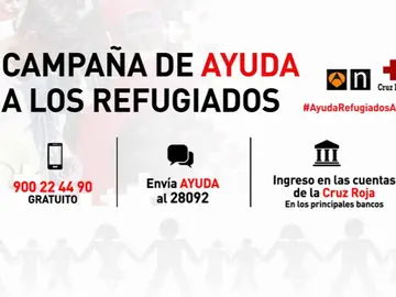 Campaña Ayuda a Refugiados A3N y Cruz Roja Campaña Ayuda a Refugiados A3N y Cruz Roja