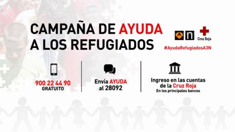 Campa&ntilde;a Ayuda a Refugiados A3N y Cruz Roja
