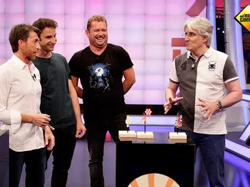 Pablo Motos, Dani Rovira, El Monaguillo y Jose Señarís en El Hormiguero 3.0 Pablo Motos, Dani Rovira, El Monaguillo y Jose Señarís en El Hormiguero 3.0