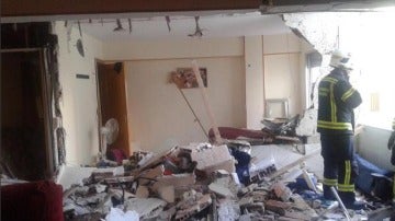 Explosión en casa