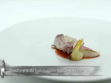 Ventresca de bonito con pimiento rojo Ventresca de bonito con pimiento rojo