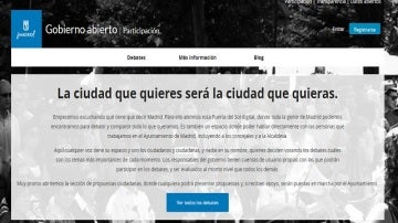 Gobierno Abierto, la web de participación ciudadana de Ahora Madrid