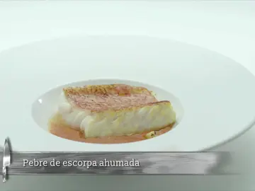 Escorpa ahumada en all i pebre Escorpa ahumada en all i pebre