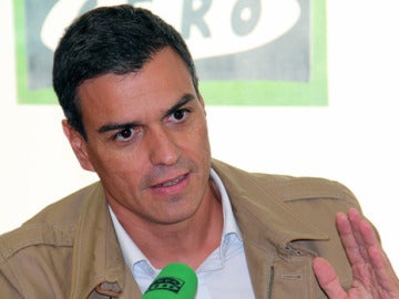 Pedro Sánchez en una entevista en Onda Cero.