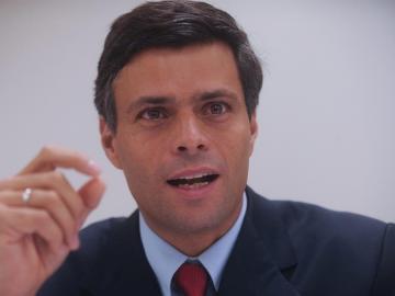 El opositor venezolano Leopoldo López.