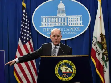 El gobernador de California, Jerry Brown. El gobernador de California, Jerry Brown.