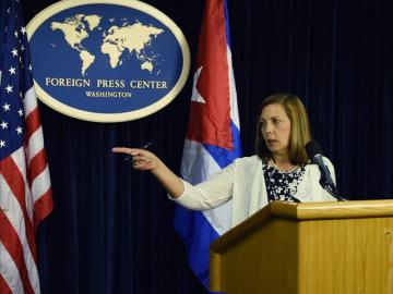 La directora general para EEUU del Ministerio de Exteriores de Cuba, Josefina Vidal