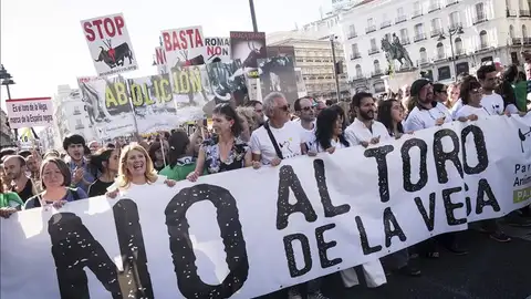 Participantes en la manifestación Participantes en la manifestación