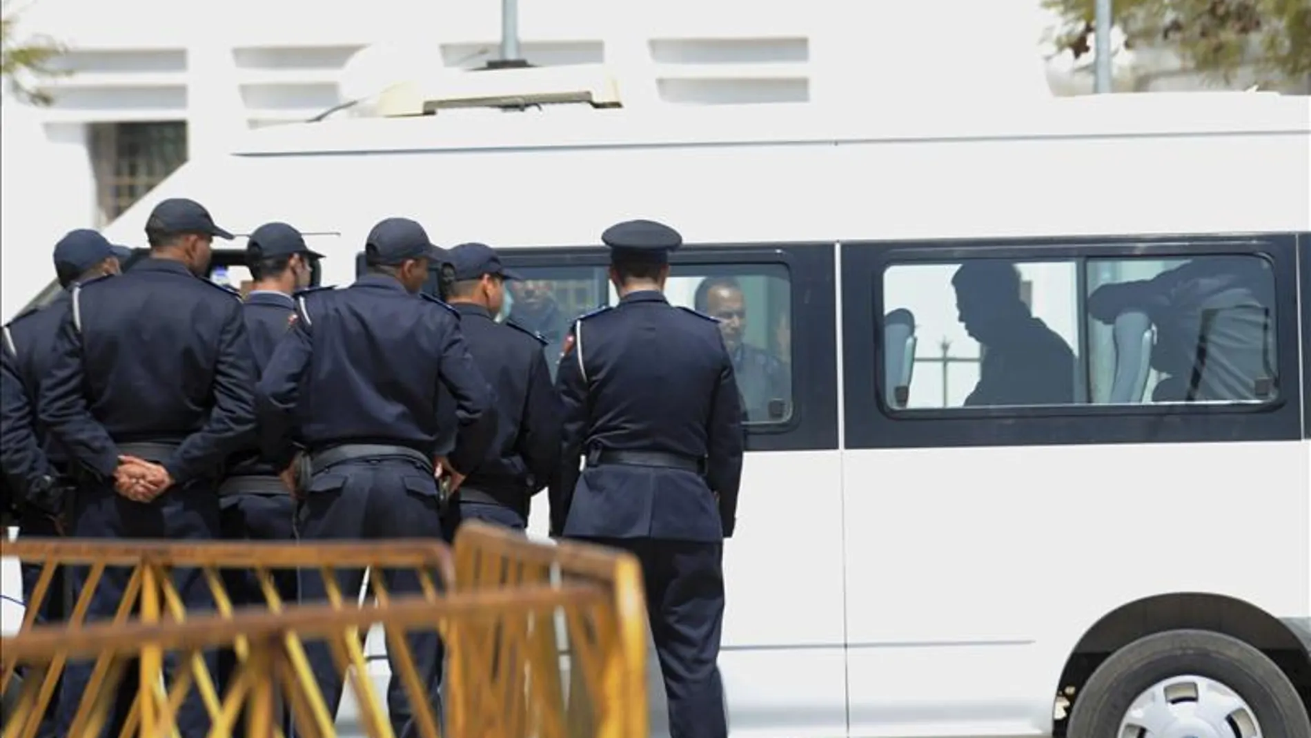 Imagen de policías marroquíes Imagen de policías marroquíes