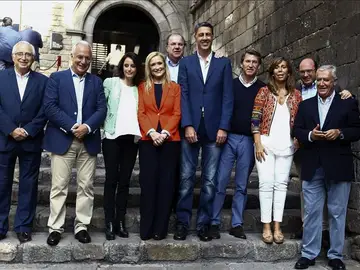 En el acto de campaña electoral donde se ha leído la 'Declaración de Barcelona' en defensa de la unidad de España En el acto de campaña electoral donde se ha leído la 'Declaración de Barcelona' en defensa de la unidad de España