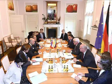 Ministros de Exteriores ruso, ucraniano, alemán y francés se reúnen en Berlín Ministros de Exteriores ruso, ucraniano, alemán y francés se reúnen en Berlín