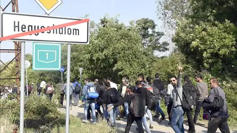 Récord de llegada de refugiados a Hungría Récord de llegada de refugiados a Hungría
