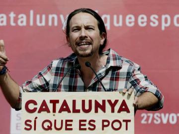 Pablo Ilgesias, líder de Podemos