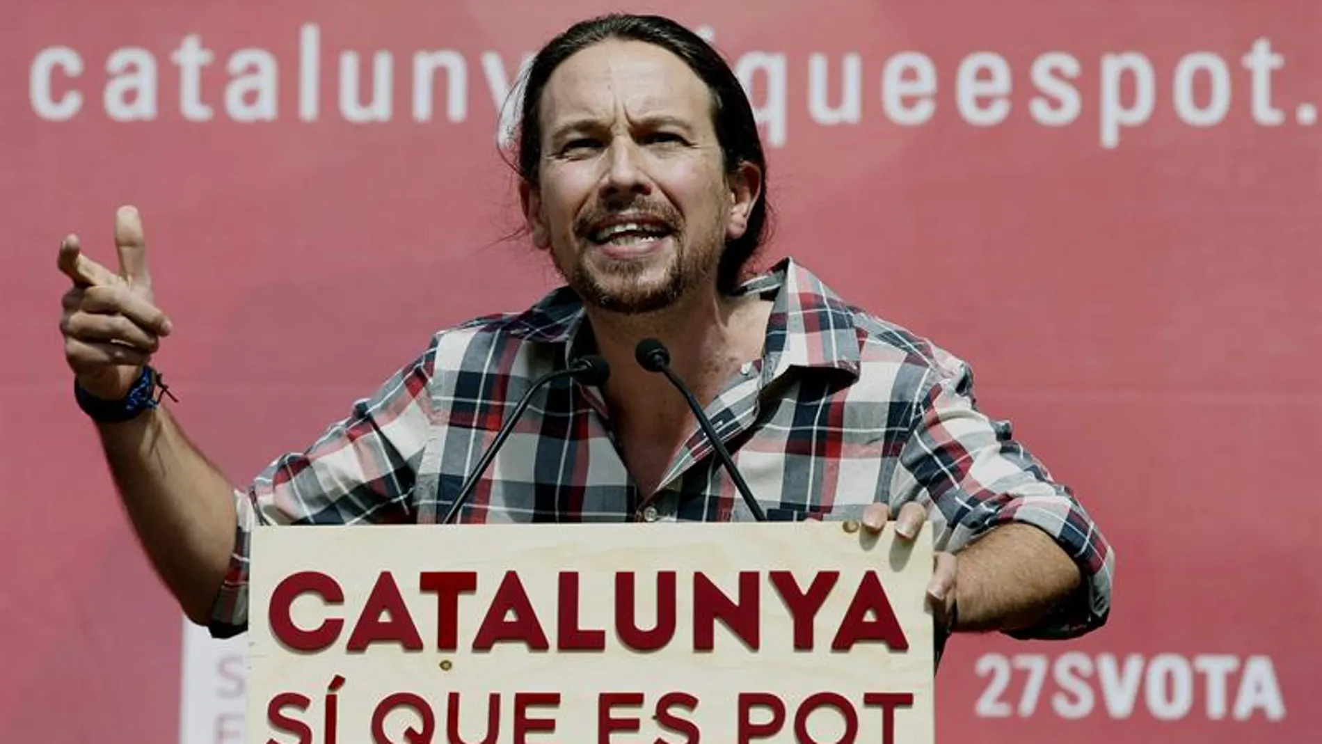 Pablo Ilgesias, líder de Podemos