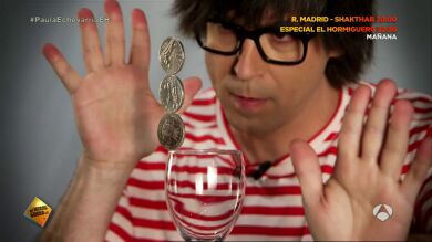 El truco del equilibrio de las monedas