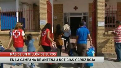 La campaña de ayuda a los refugiados de Antena 3 Noticias y Cruz Roja ha recaudado más de un millón de euros