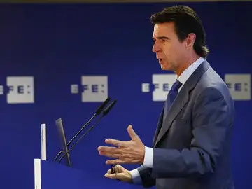José Manuel Soria, durante su intervención en un Foro de Efe. José Manuel Soria, durante su intervención en un Foro de Efe.