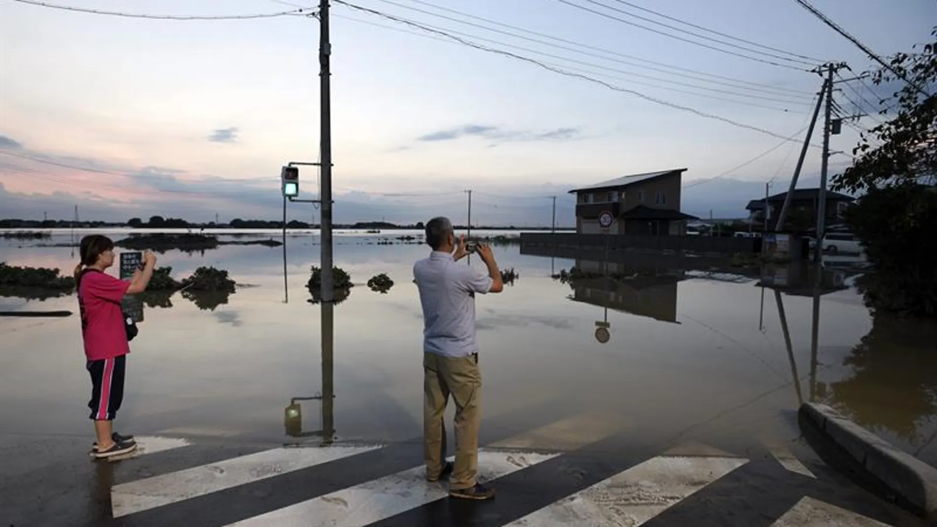 Graves inundaciones en Japón. Graves inundaciones en Japón.
