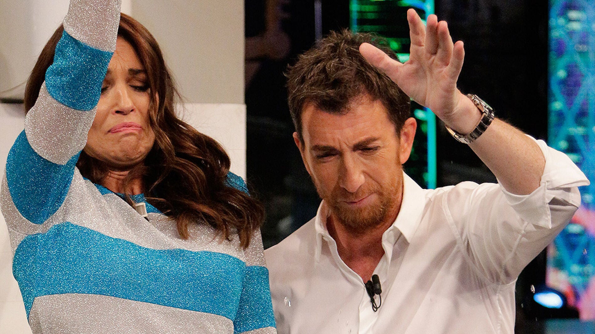 Paula Echevarr&iacute;a y Pablo Motos en El Hormiguero 3.0