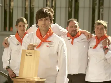 Sergio, Jesús, María y Marcel Sergio, Jesús, María y Marcel