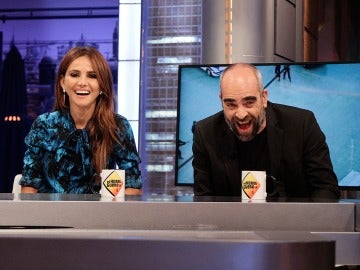 Luis Tosar y Goya Toledo en El Hormiguero 3.0