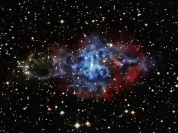 Imagen de una estrella de neutrones captada por el telescopio Chandra de la NASA Imagen de una estrella de neutrones captada por el telescopio Chandra de la NASA