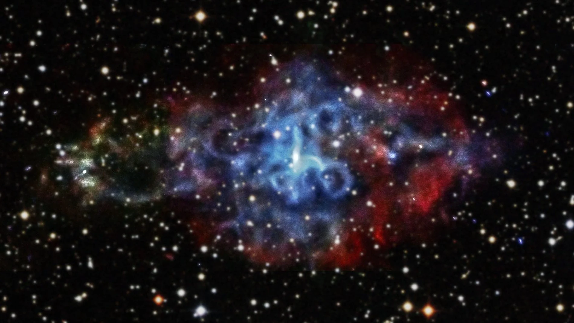 Imagen de una estrella de neutrones captada por el telescopio Chandra de la NASA Imagen de una estrella de neutrones captada por el telescopio Chandra de la NASA