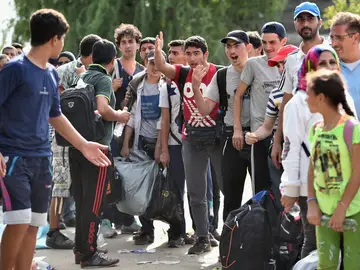 Más de 10.000 refugiados han llegado a la frontera de Austria Más de 10.000 refugiados han llegado a la frontera de Austria