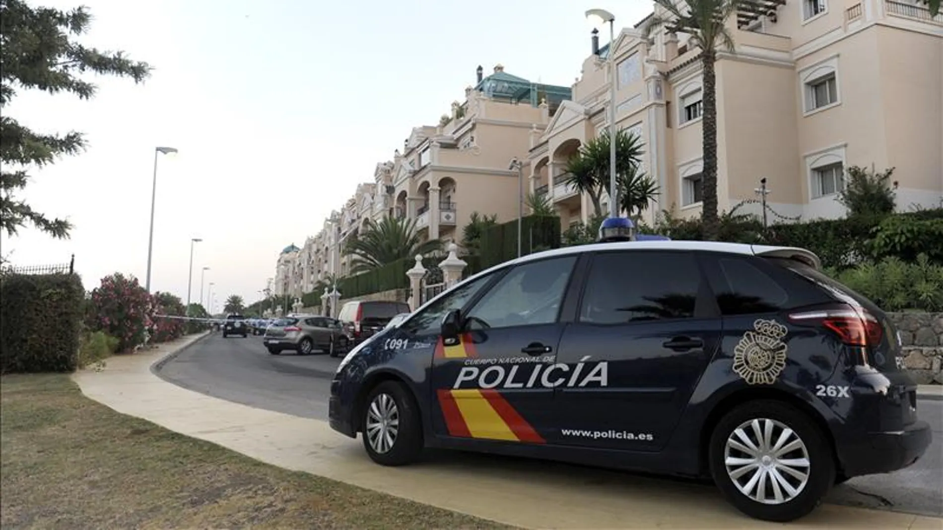 Imagen de archivo de un coche de la Policía Nacional Imagen de archivo de un coche de la Policía Nacional