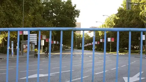 Paseo del Prado, cerrado Paseo del Prado, cerrado