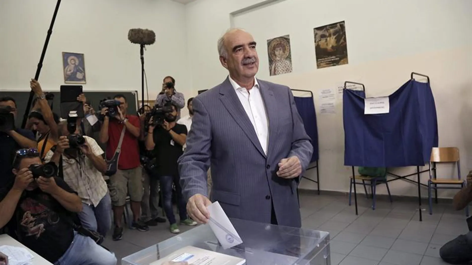 Evangelos Meimarakis, vota Evangelos Meimarakis, vota