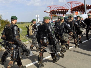 Militares del Ejército húngaro