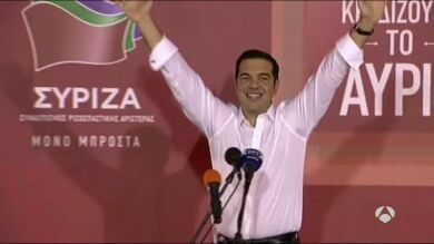 Alexis Tsipras jura el cargo en el Parlamento griego