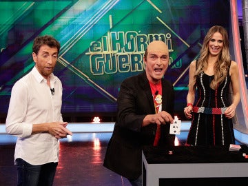 Manolo Sarriá, Pablo Motos y Vanesa Romero en El Hormiguero 3.0