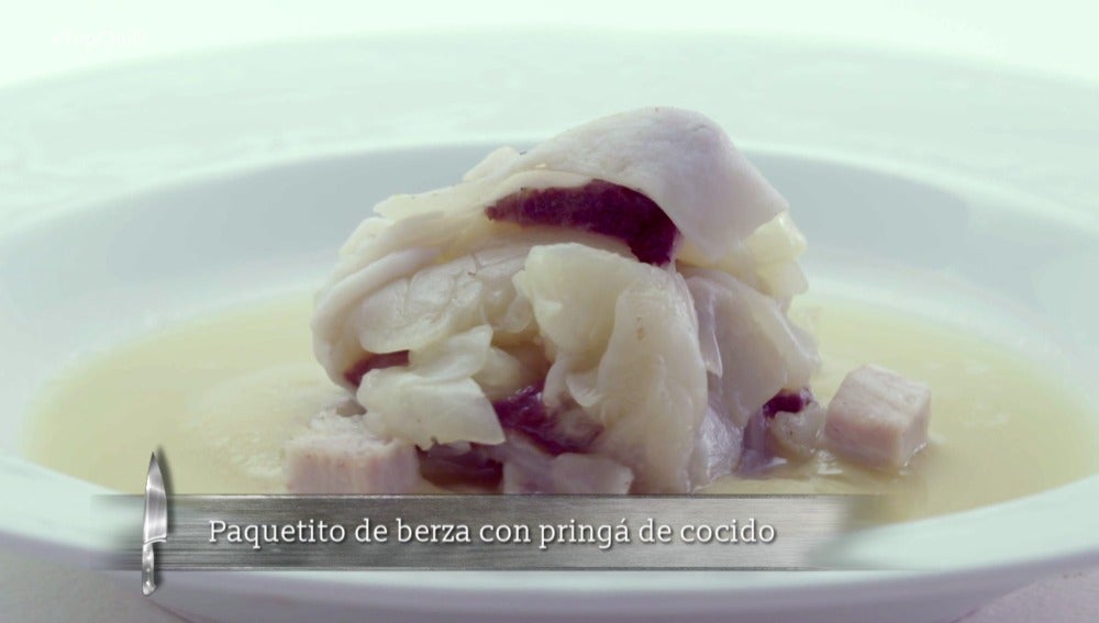 Cocido madrileño con texturas